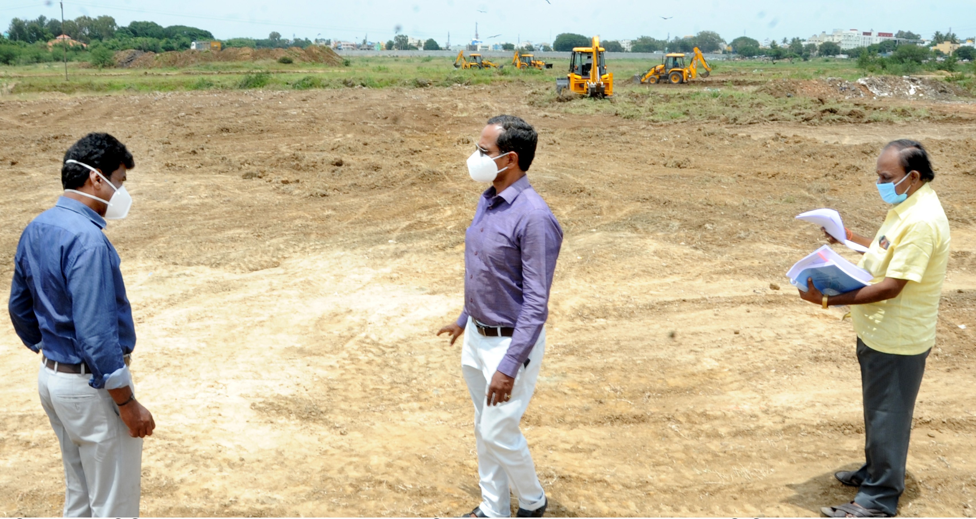 krishngiri collector inspected govt development works