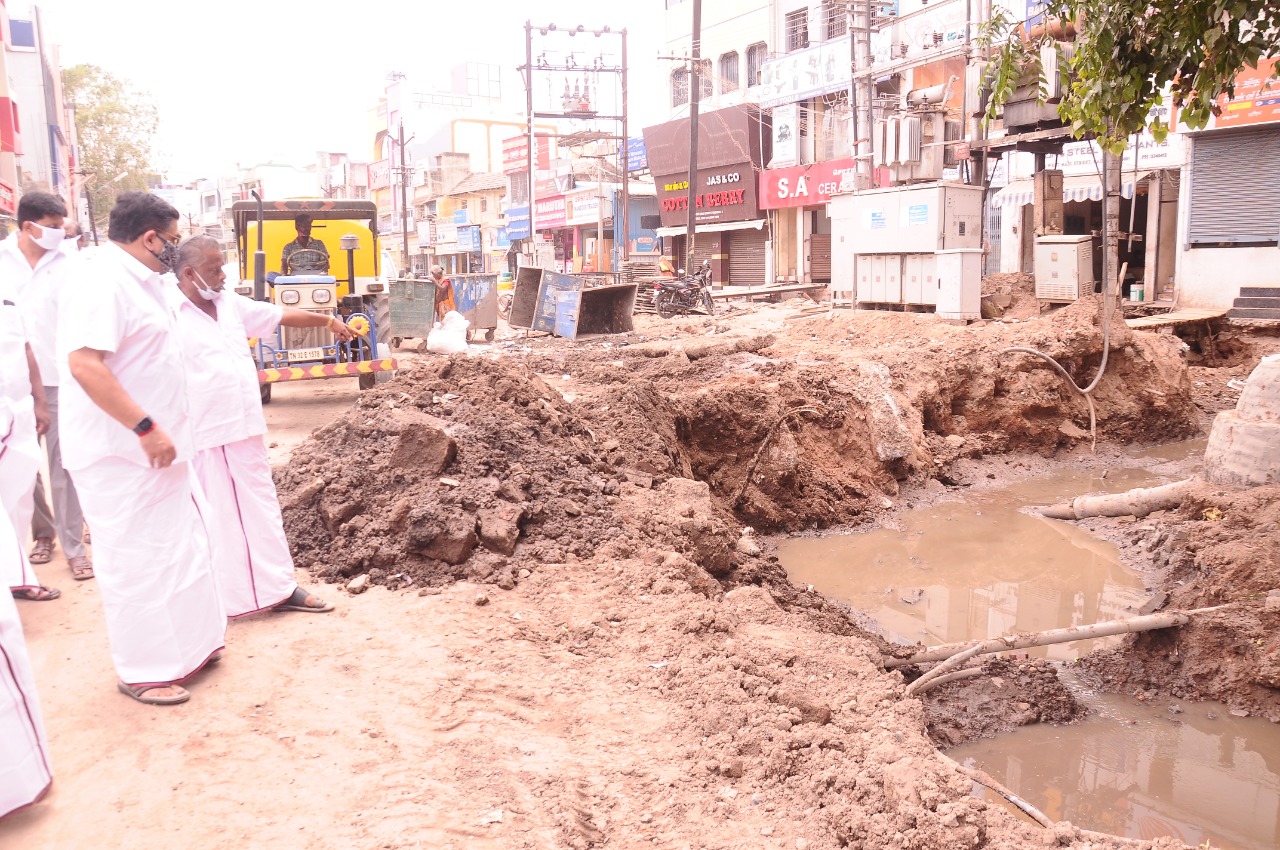 ஸ்மார்ட் சிட்டி பணிகளை விரைந்து முடிக்க வேண்டும் - திமுக எம்எல்ஏ கோரிக்கை