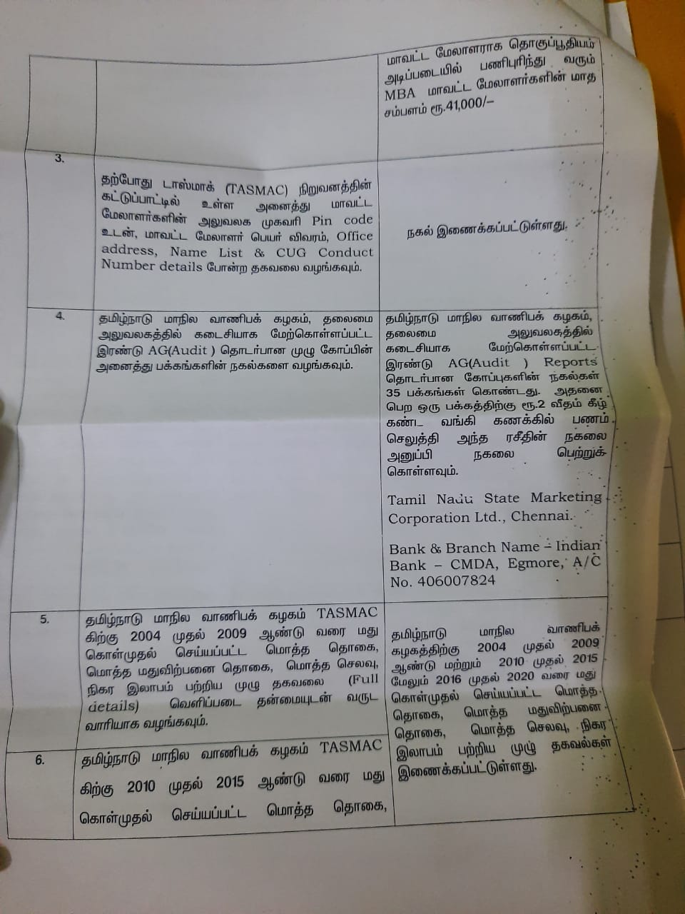 தமிழ்நாடு அரசு தகவல்