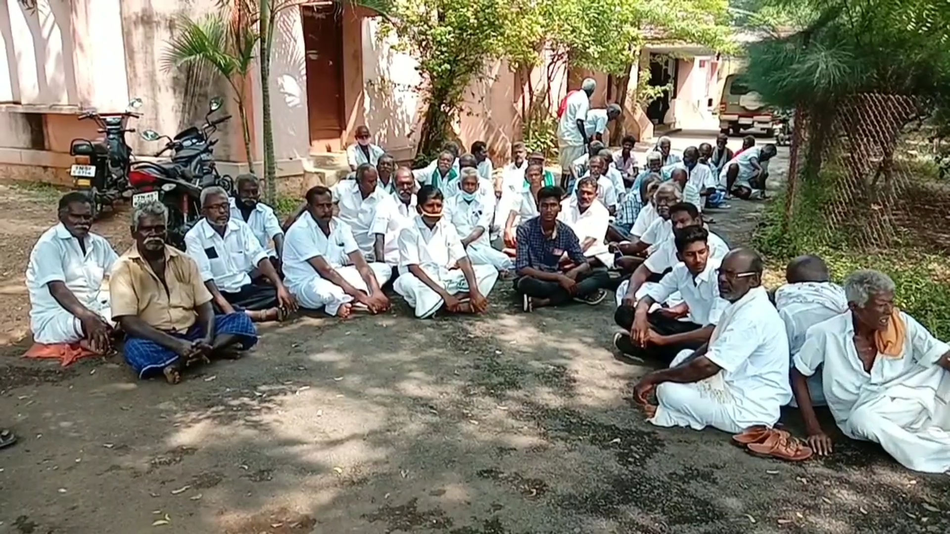 alanganallur sugar factory protest