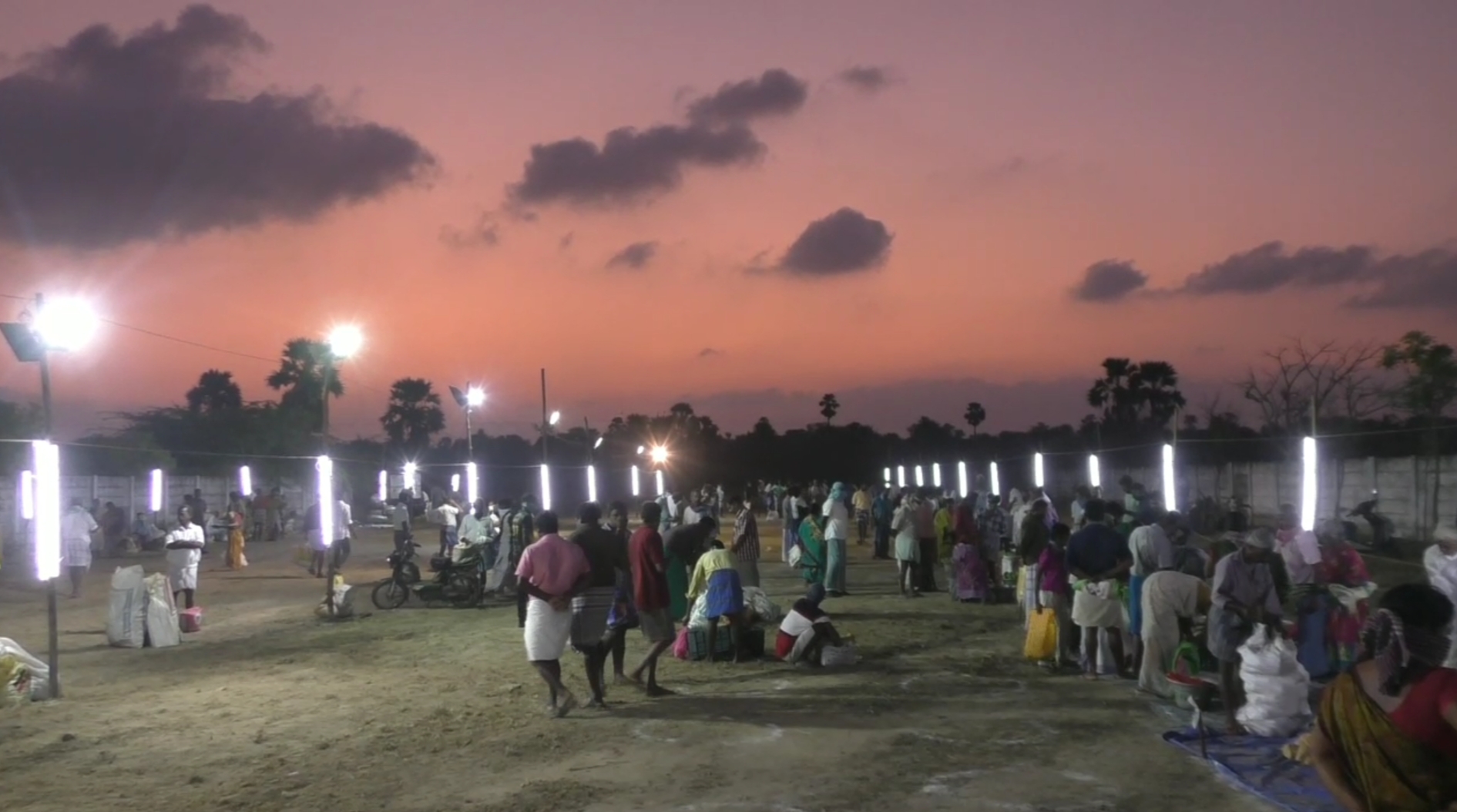 new veg market open near velankanni in nagai