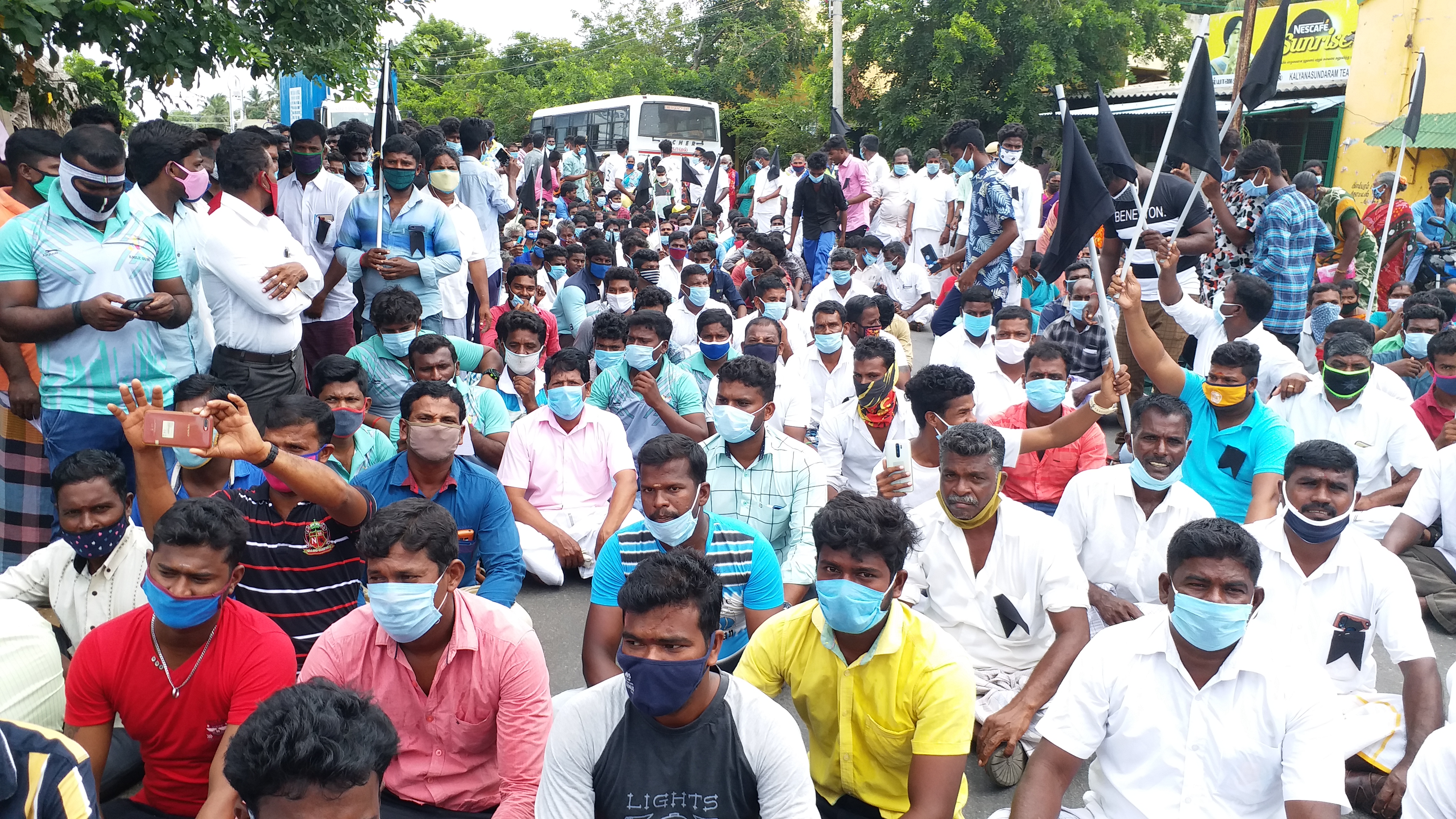 nagai fishermen protest