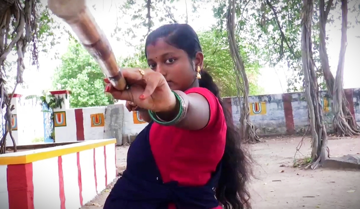 pregnant woman in Silambam