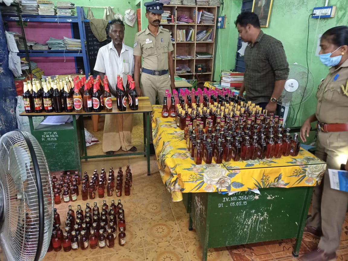 Gutka, liquor confiscated