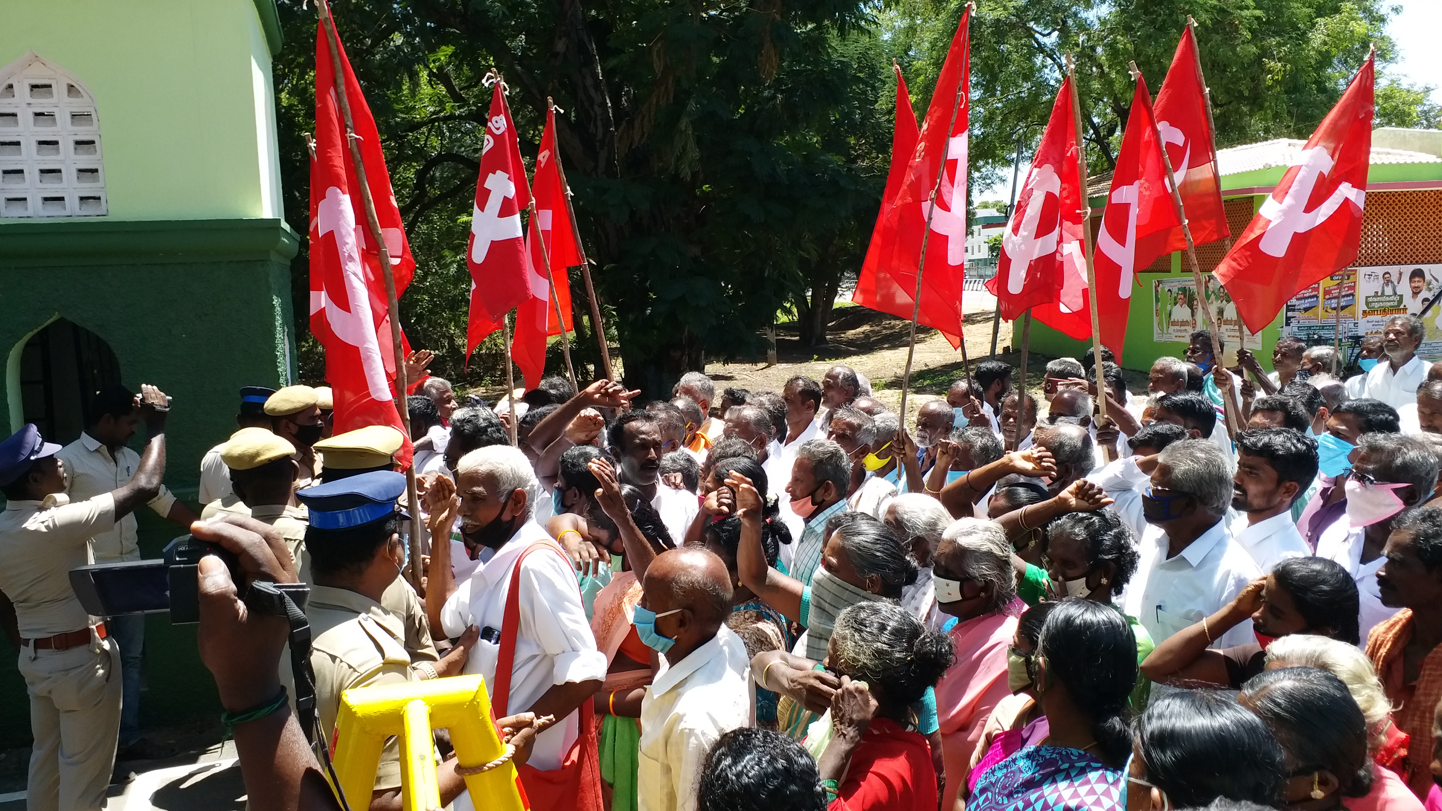 ramanathapuram farmers recent protest