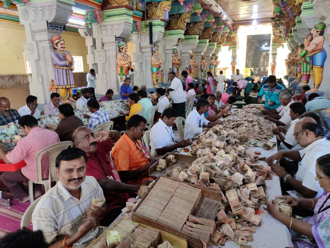 Ramanathaswamy undiyal Opened for counting - 28 Days Debt Exceeds Rs.1.23 Crore  rmd