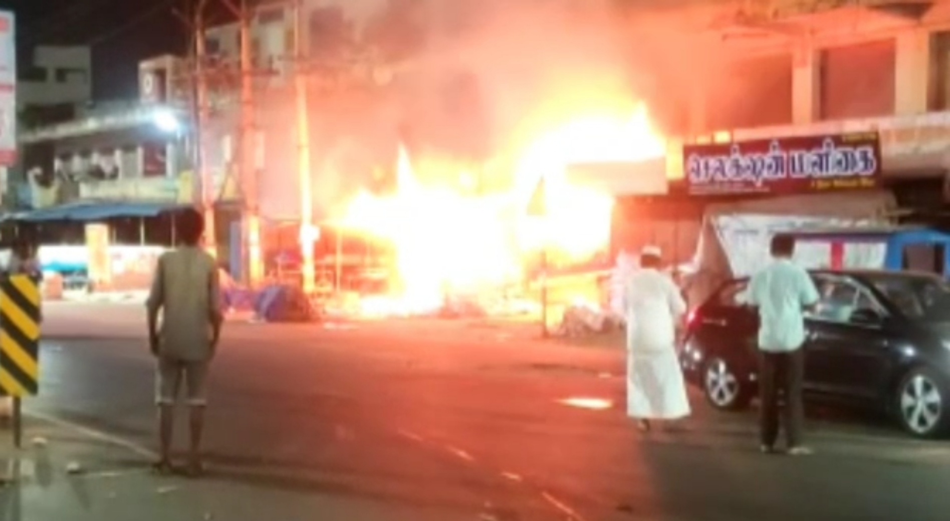 Five shops were getting fire near Salem Junction