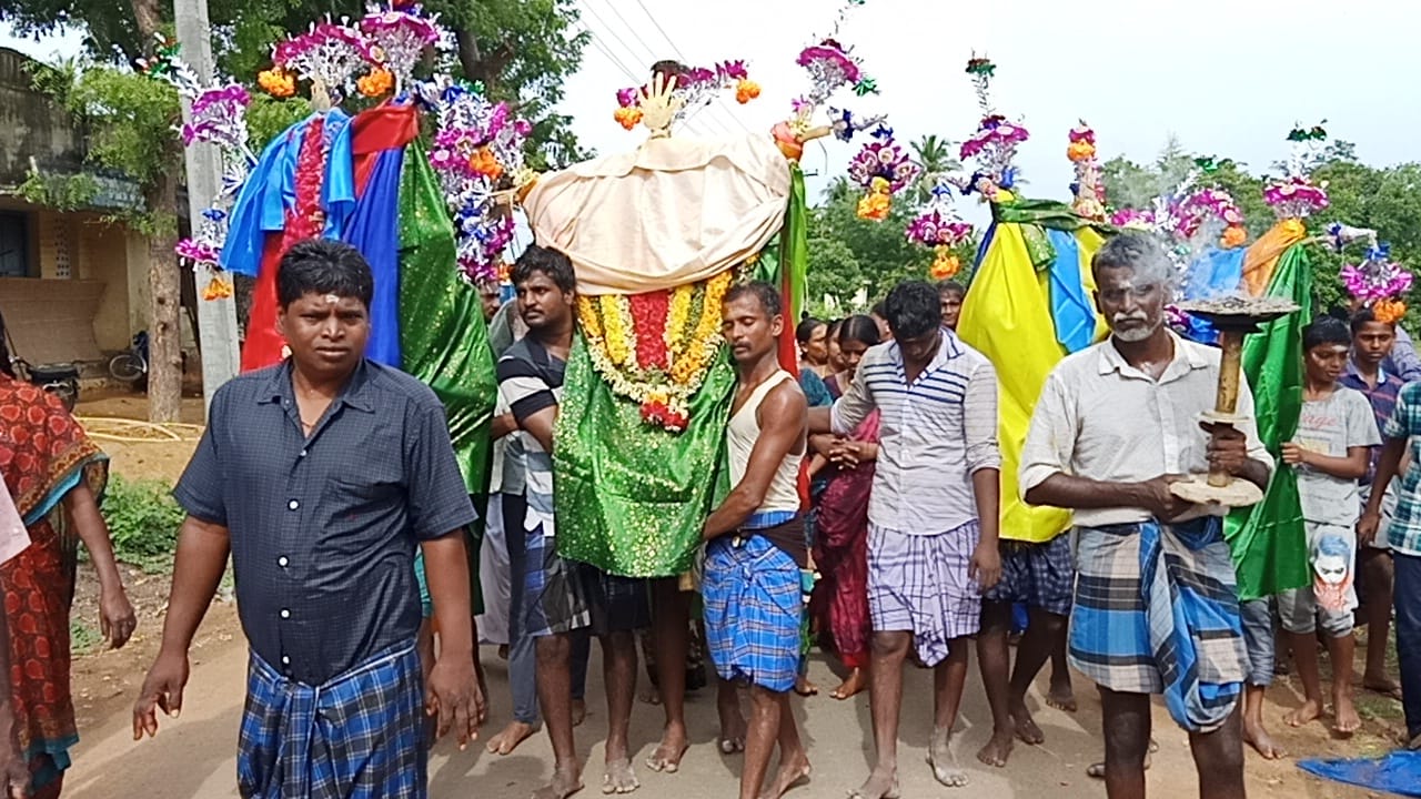 Hindus celebrates Muharram in Pudur kasavalanadu