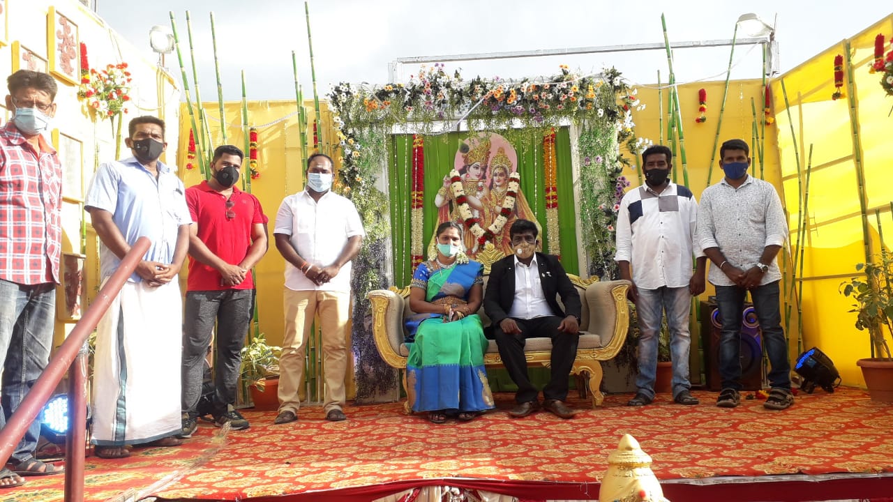 Mobile wedding hall  திருப்பூர் செய்திகள்  நடமாடும் திருமண மண்டபம்  உடுமலைப் பேட்டை நடமாடும் திருமண மண்டபம்  Udumalpet