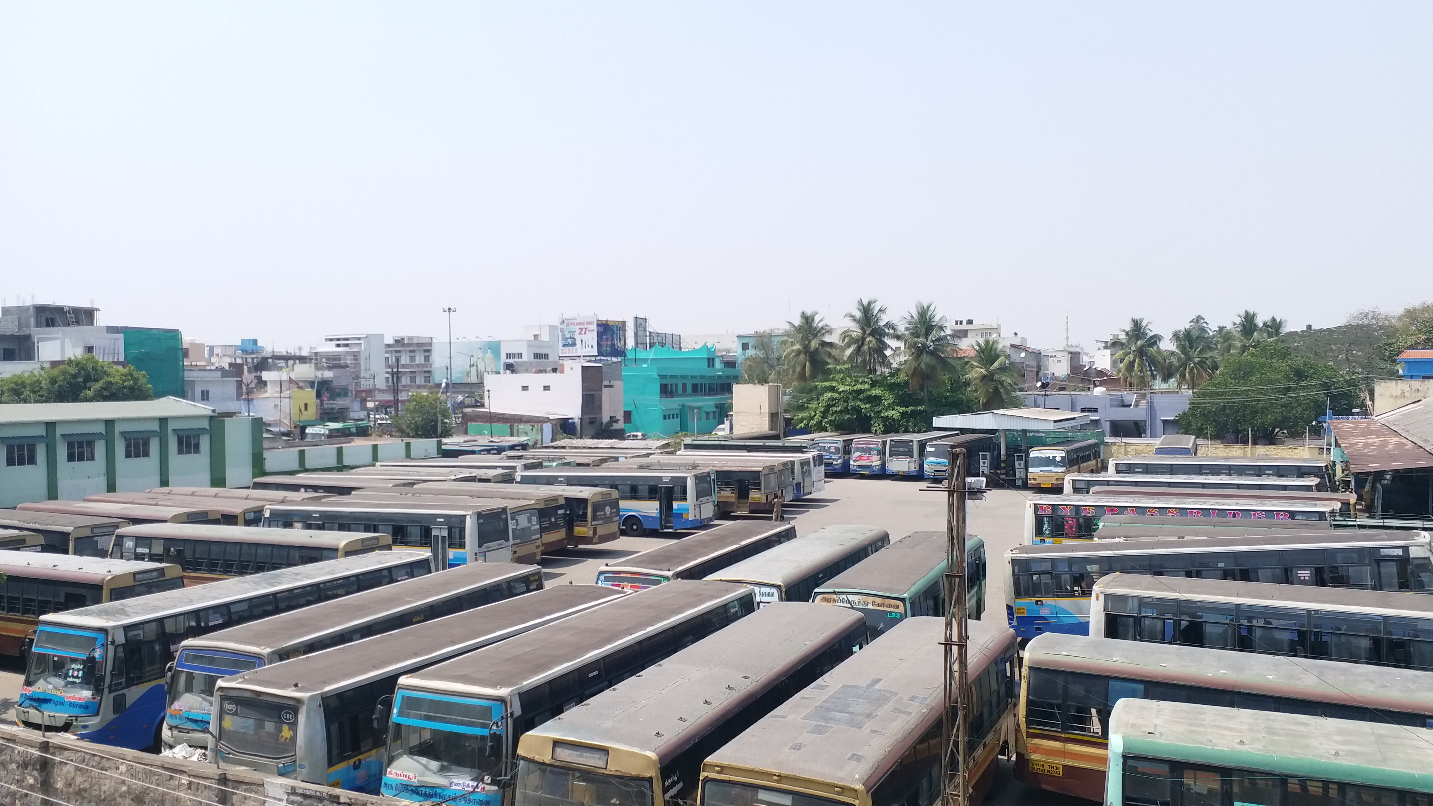 transport staff protest