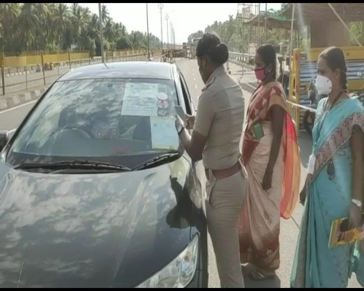 Vellore Tirupattur borders checked by police