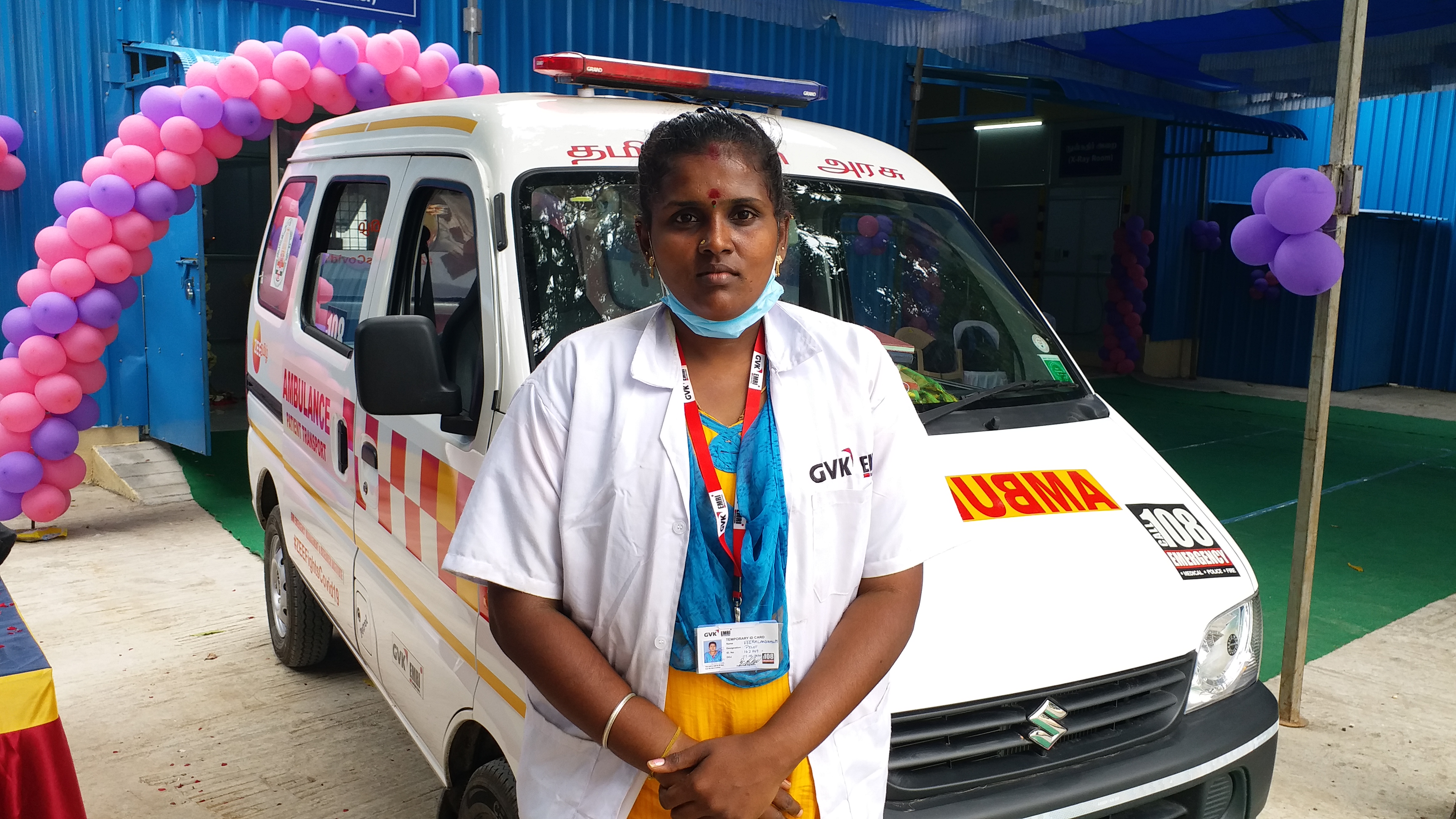 tamilnadu first ambulance lady driver