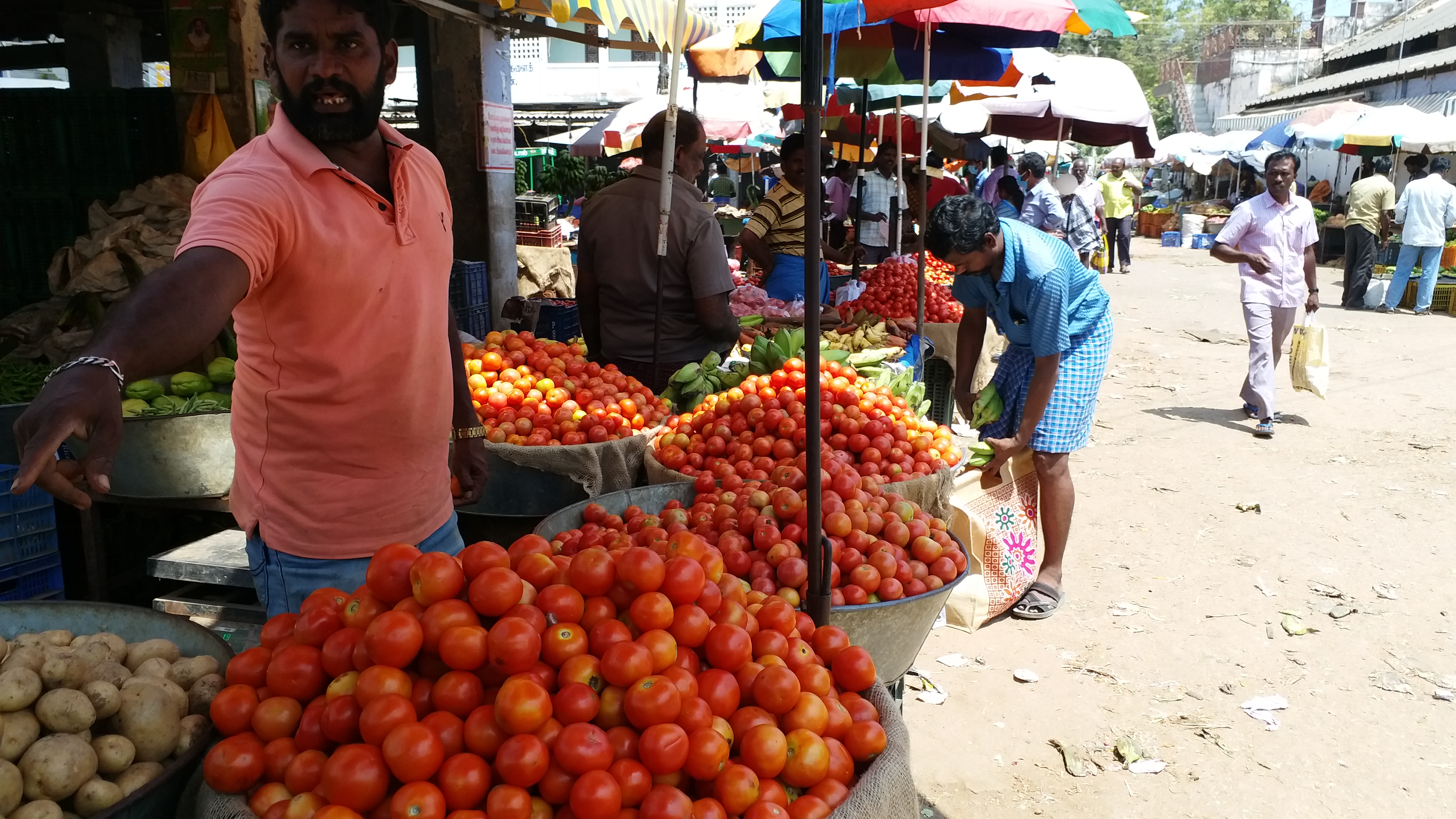 The impact of rising petrol-diesel price hike is reflected in vegetable sales