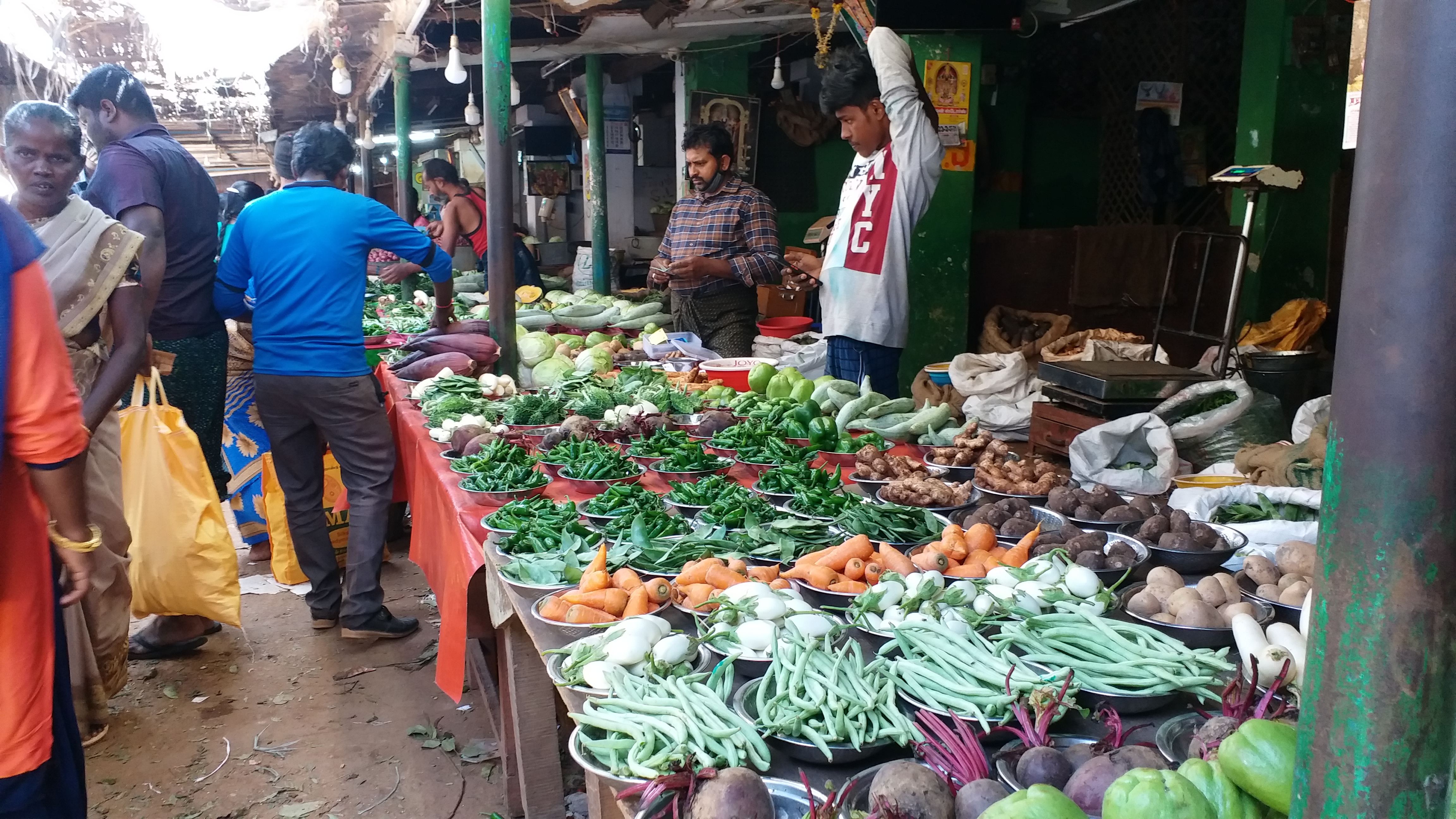 The impact of rising petrol-diesel price hike is reflected in vegetable sales