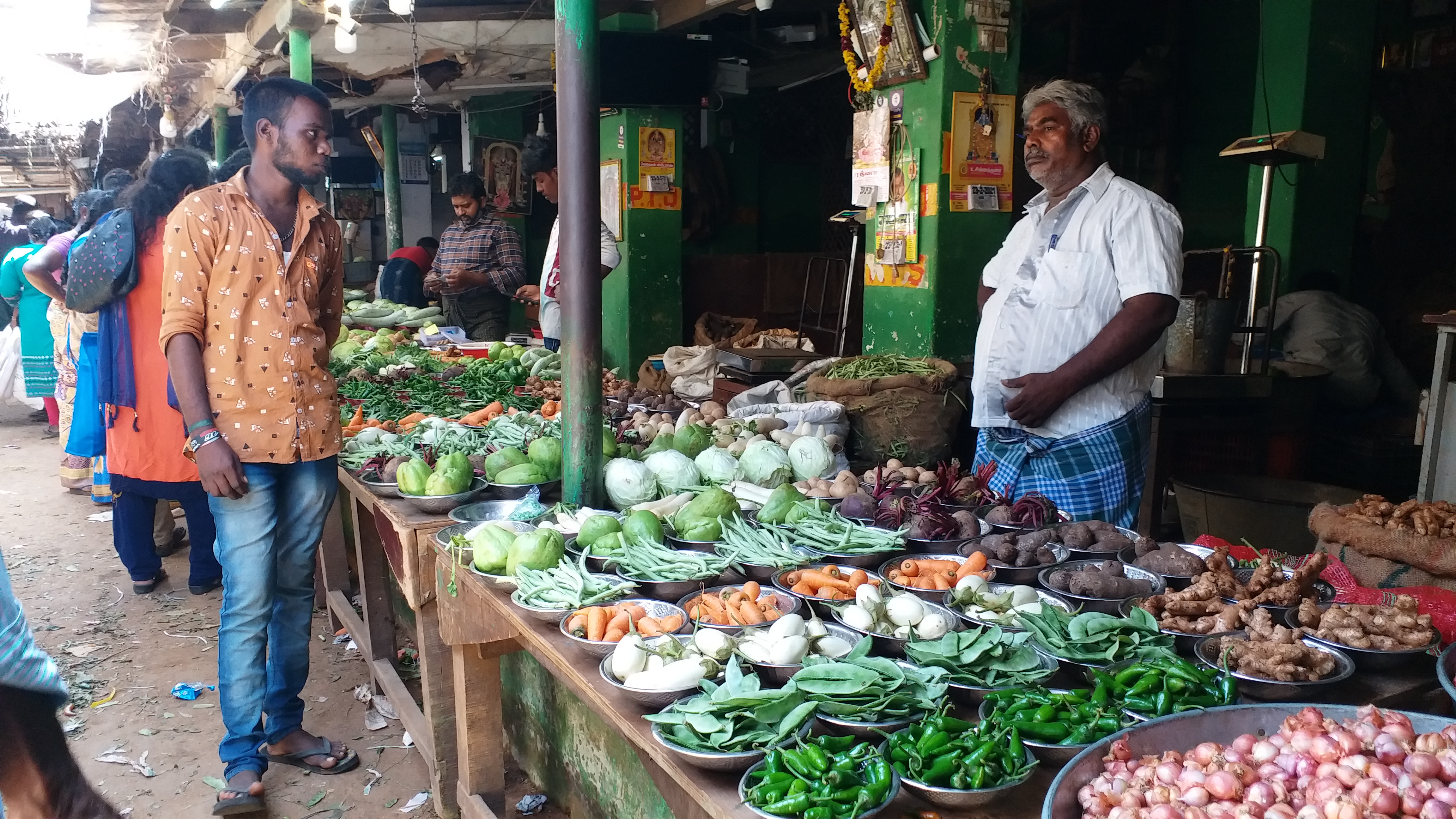 The impact of rising petrol-diesel price hike is reflected in vegetable sales