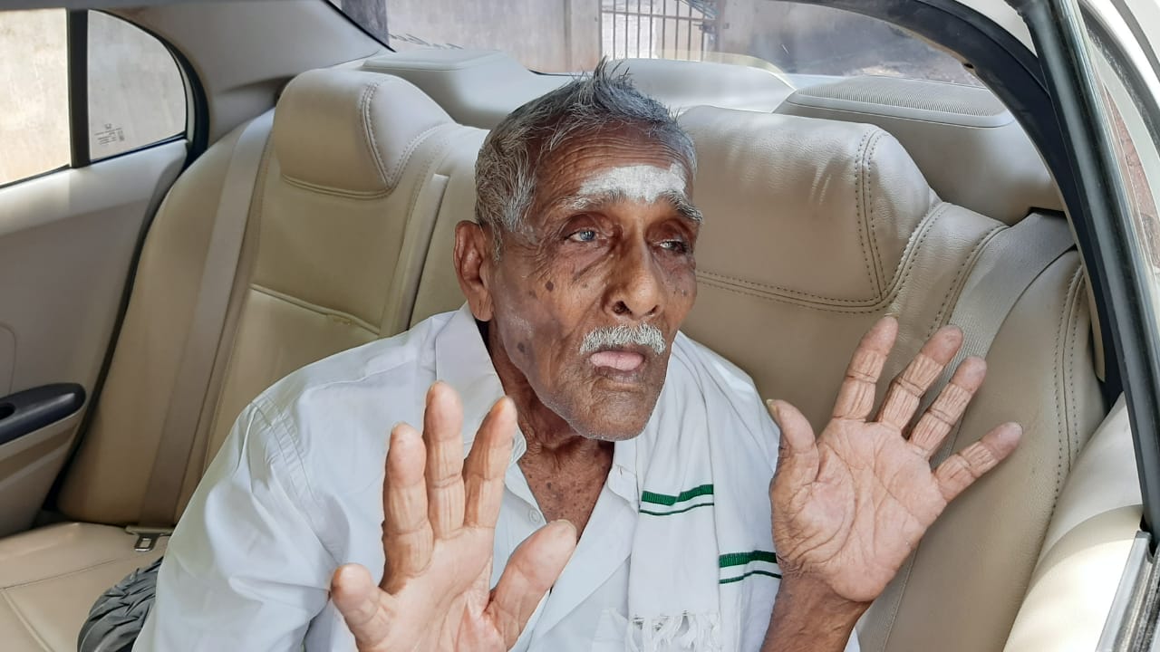 thoothukudi ex army man  100 age old man petition  old man has demanded the recovery of property