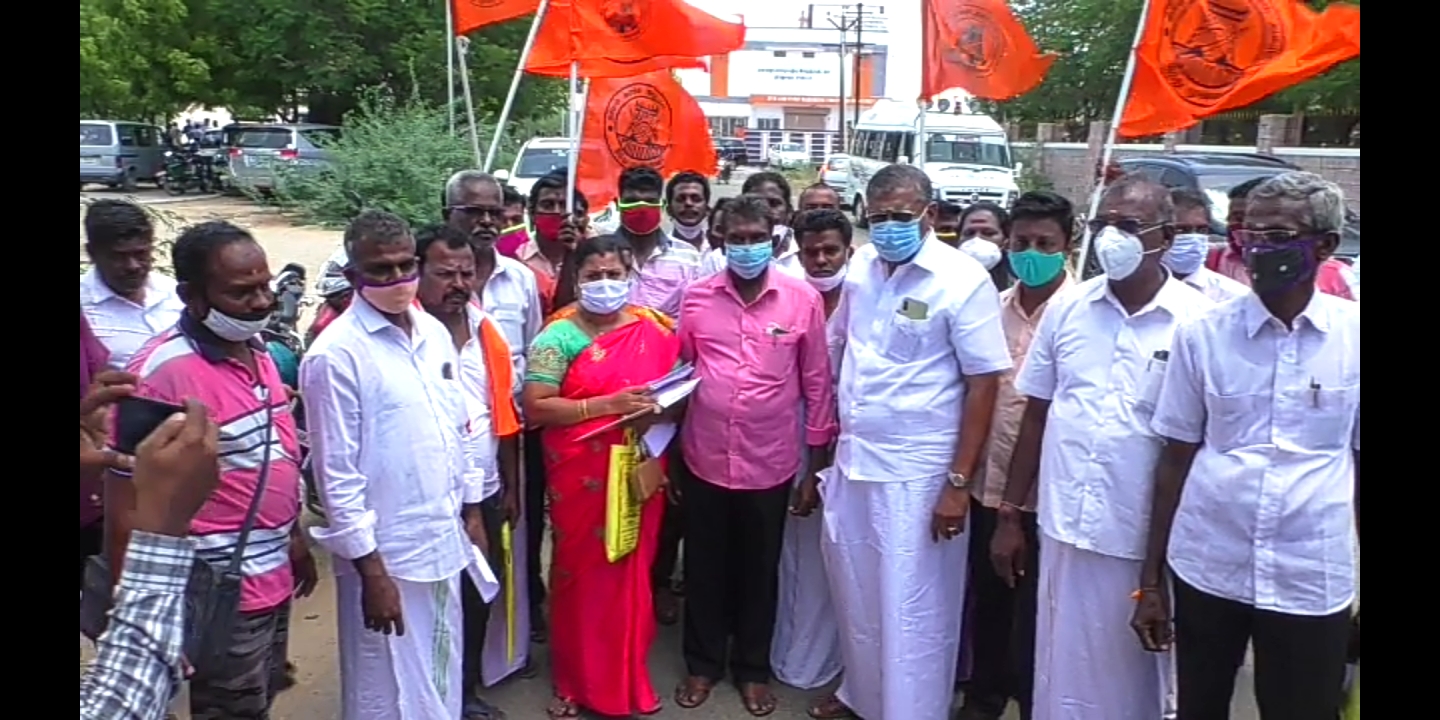 hindu_munnani_agitation for church construction