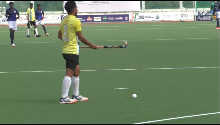 Tamilnadu lost against Haryana in men junior Hockey