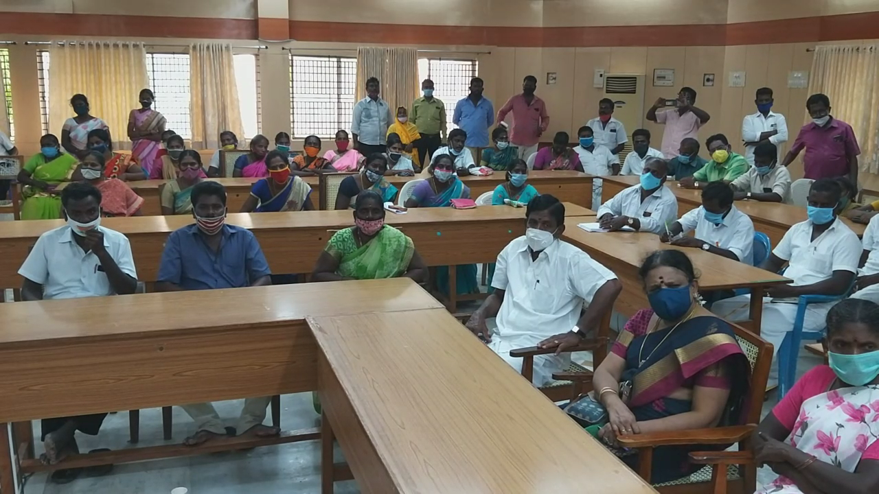 tiruvannamalai cattle freebies scheme committee members training camp held