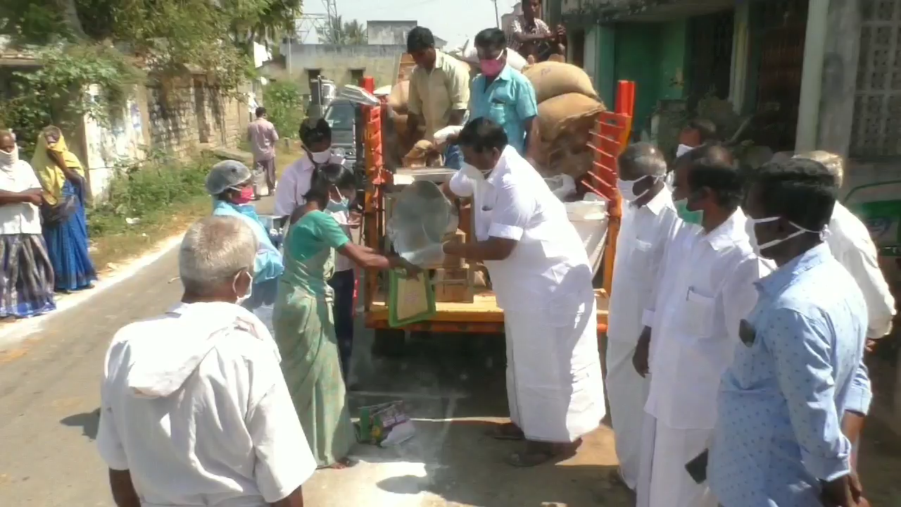 ration home delivery kalasapakkam mla tiruvannamalai