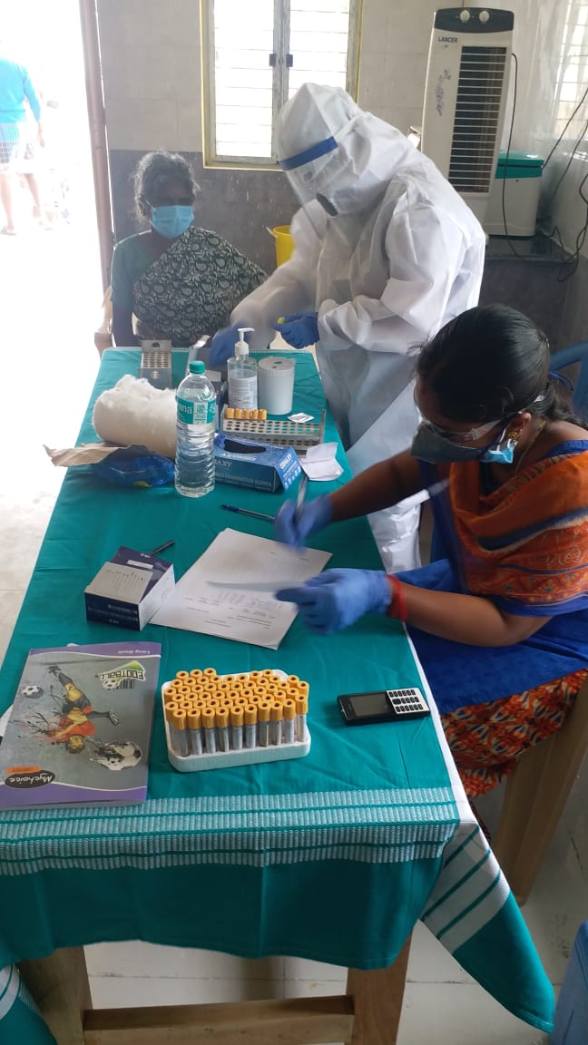 ICMR collects sample in tiruvannamalai to test community spread