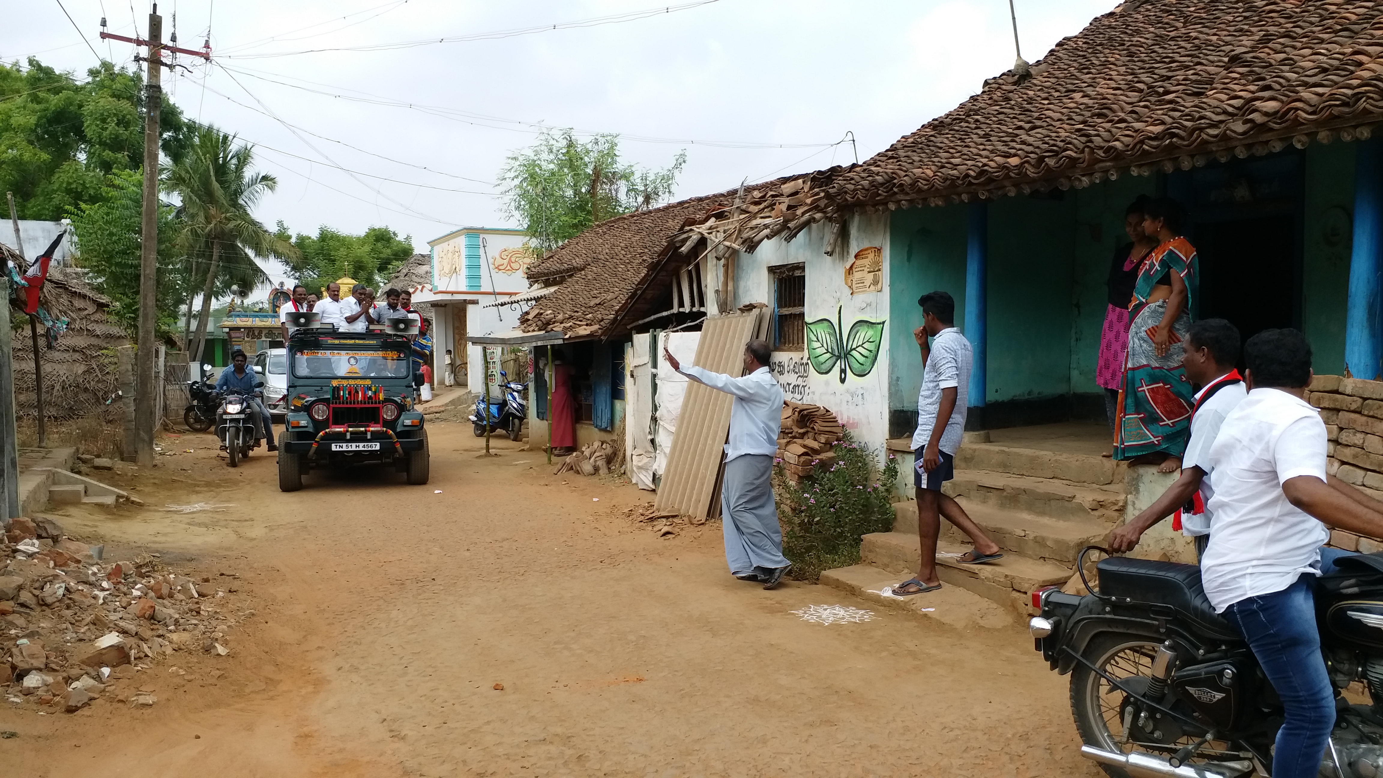 Thiruvarur dmk candidate thanked voters