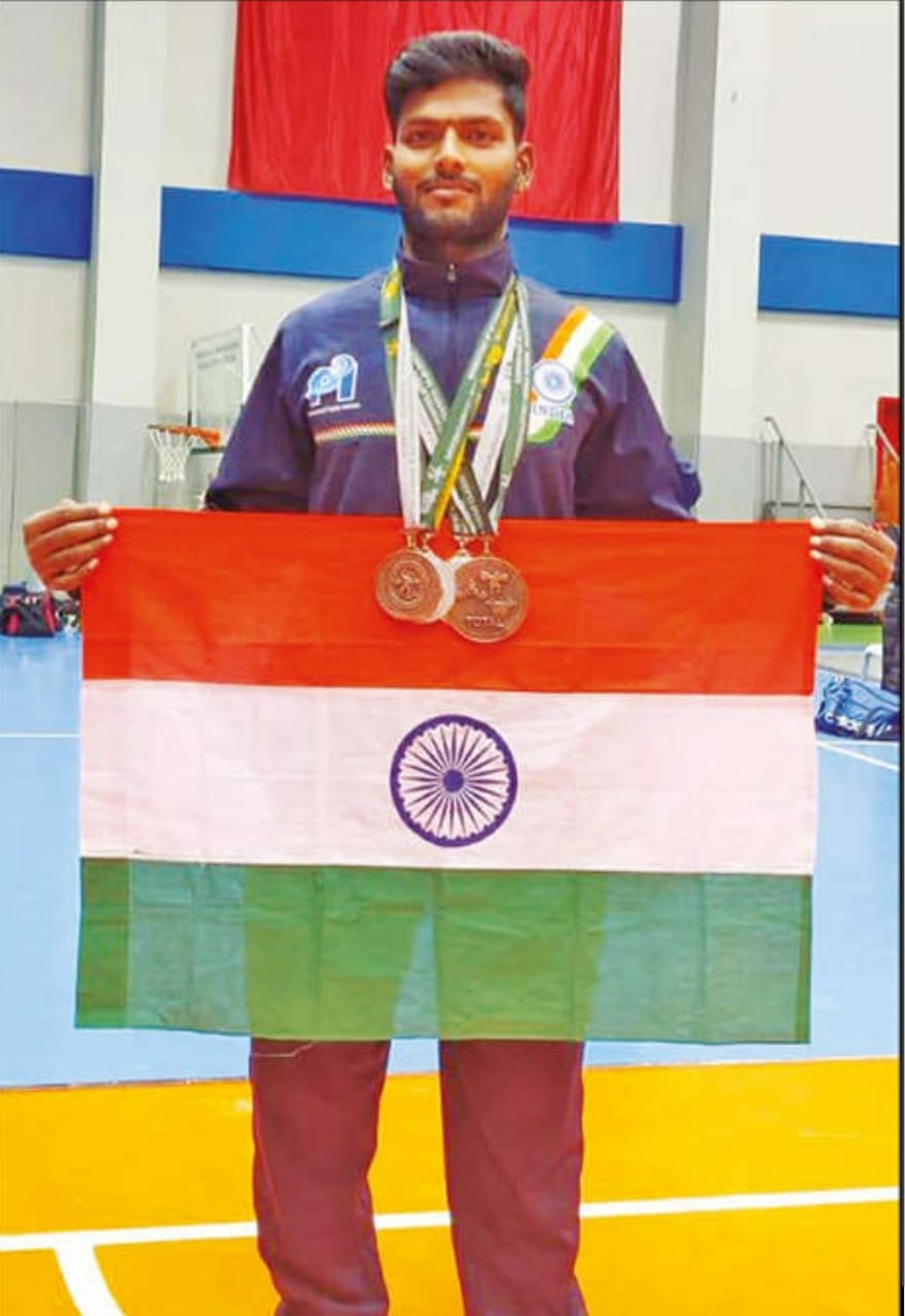 Tiruvarur youth gets bronze medal in turkey