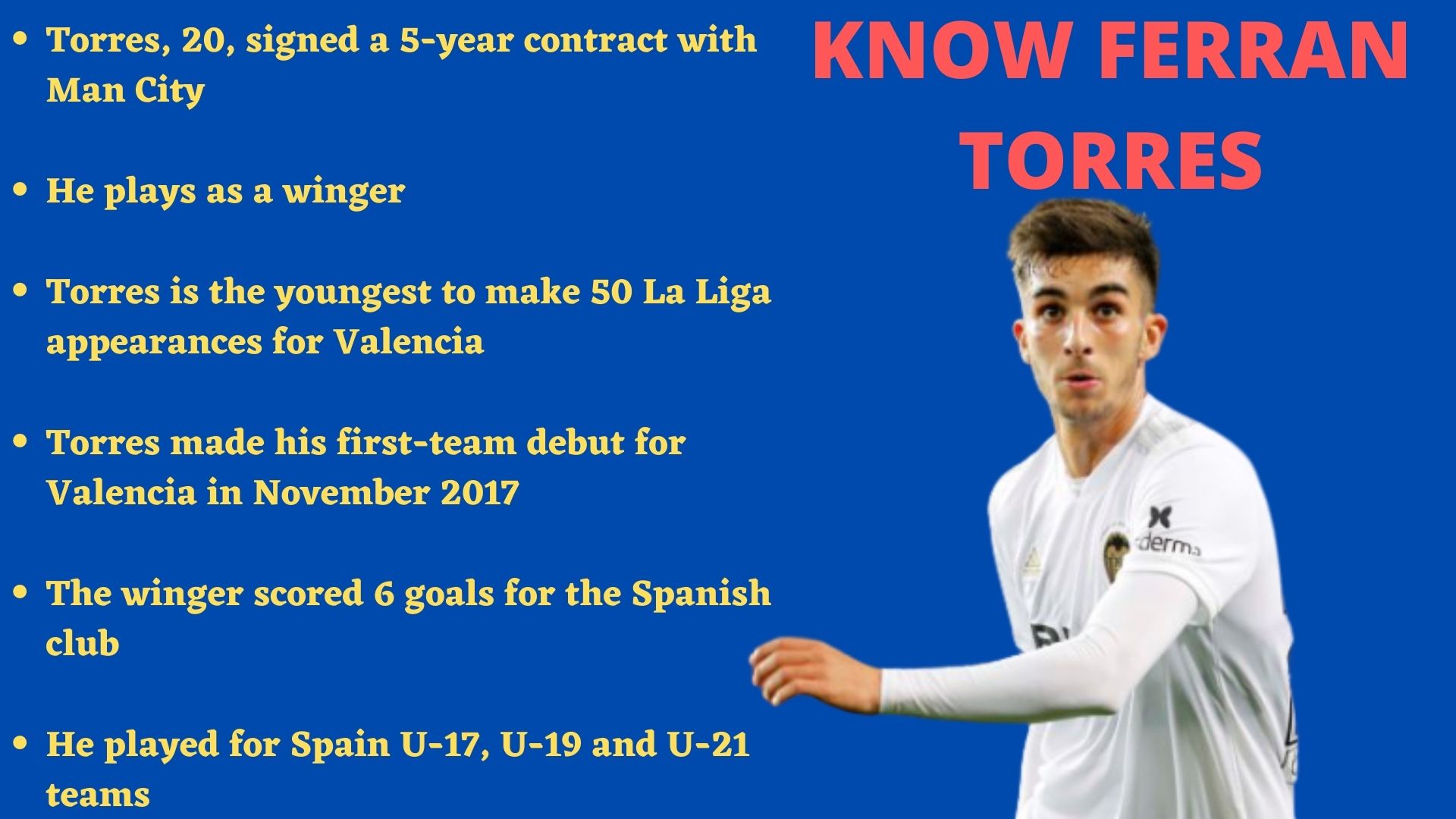 A few details about Ferran Torres.