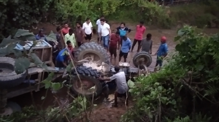 Tractor accident at Lakhimpur