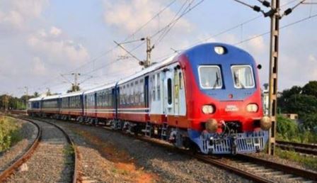 First broad gauge line train for Nepal