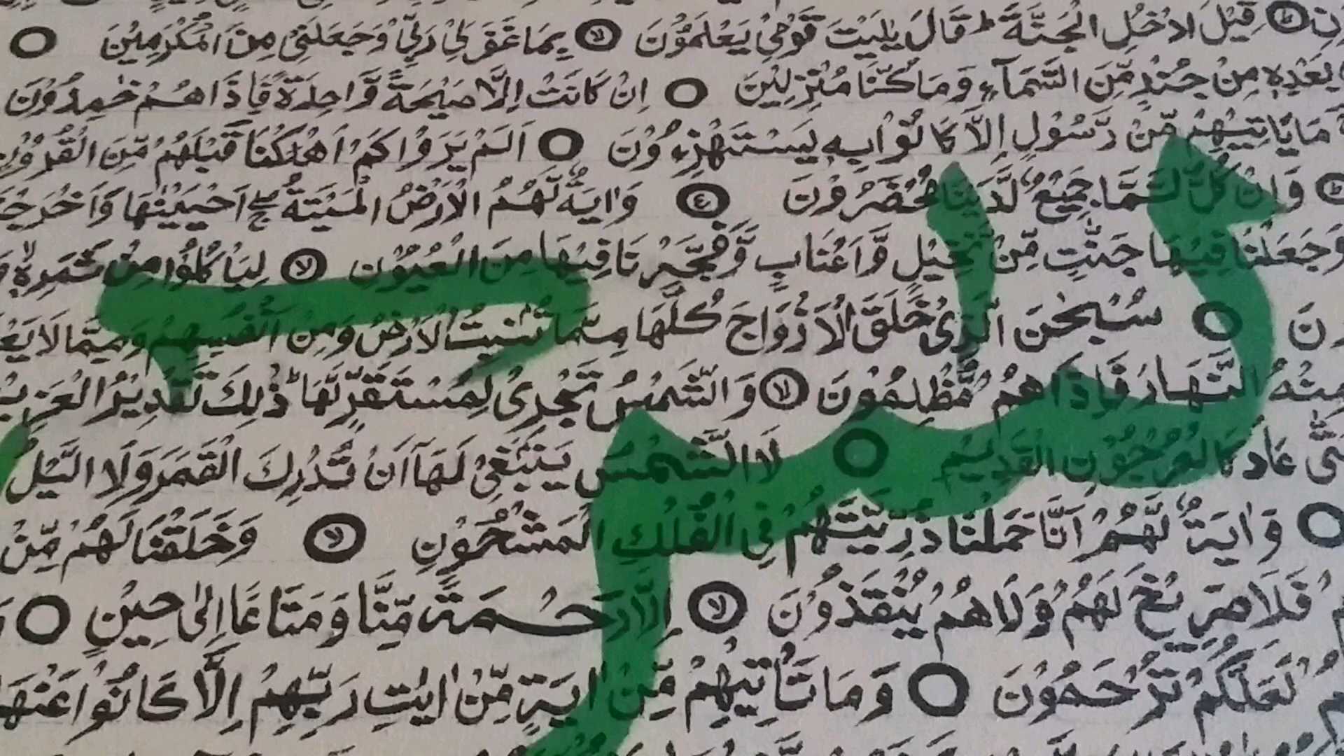 Anil Kumar Chauhan, a calligrapher with Quranic verses and blessed names