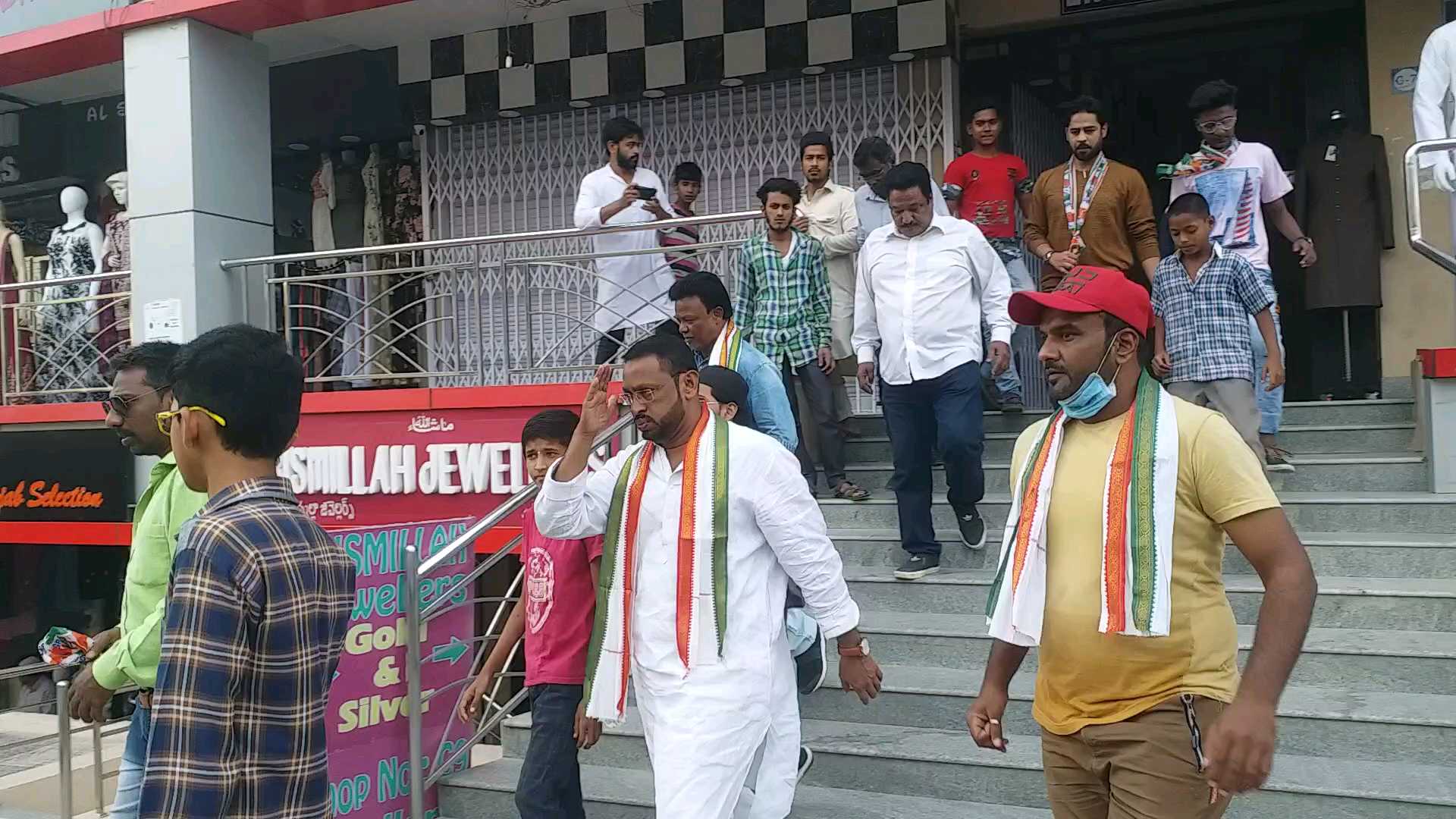 Congress party campaign for GHMC election