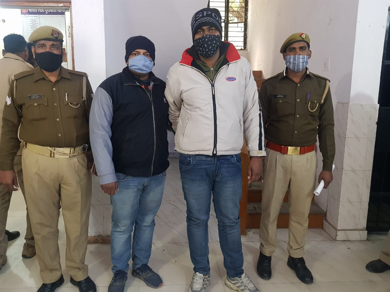 two wanted accused arrested in noida uttar pradesh