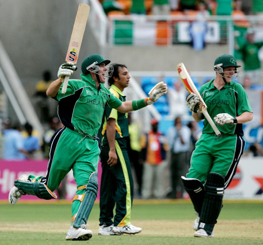 Ireland defeated Pakistan by 3 wickets.