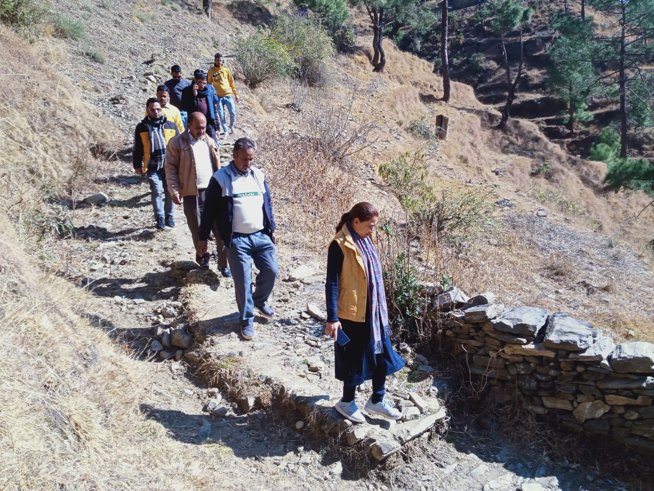 Rekha Arya visited remote villages of Someshwar Vidhan Sabha