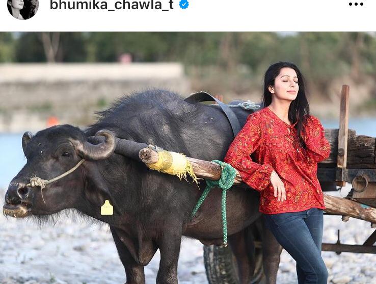 Bhumika Chawla in Haridwar