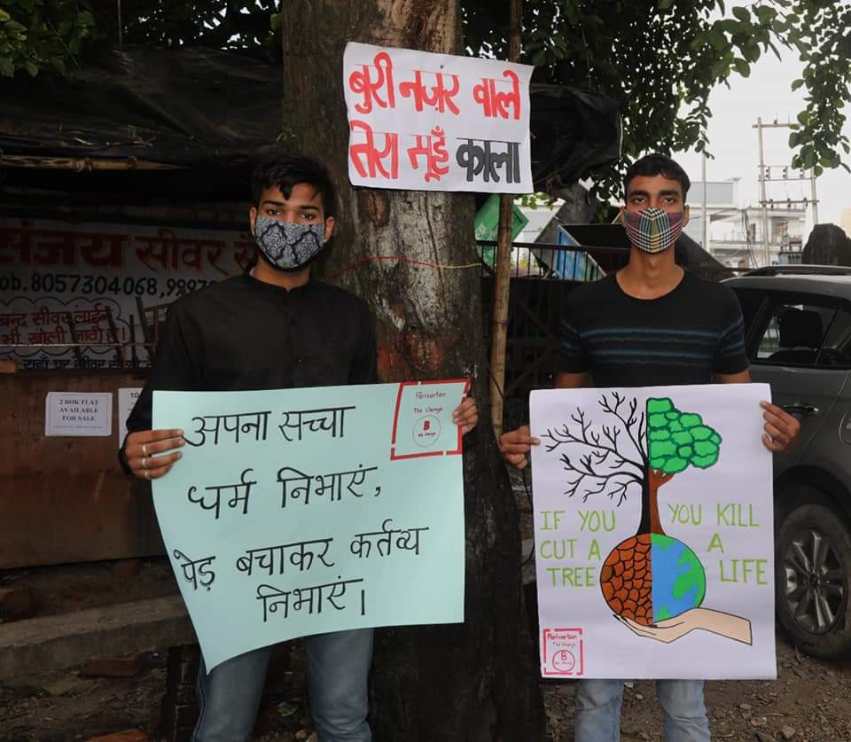 Chipko campaign to save trees at dehradun