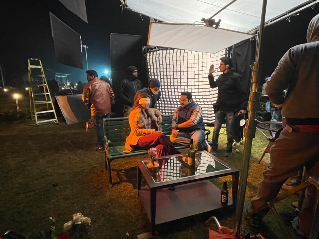 Shooting of a remake of the Spanish thriller Julia's Eyes in Dehradun