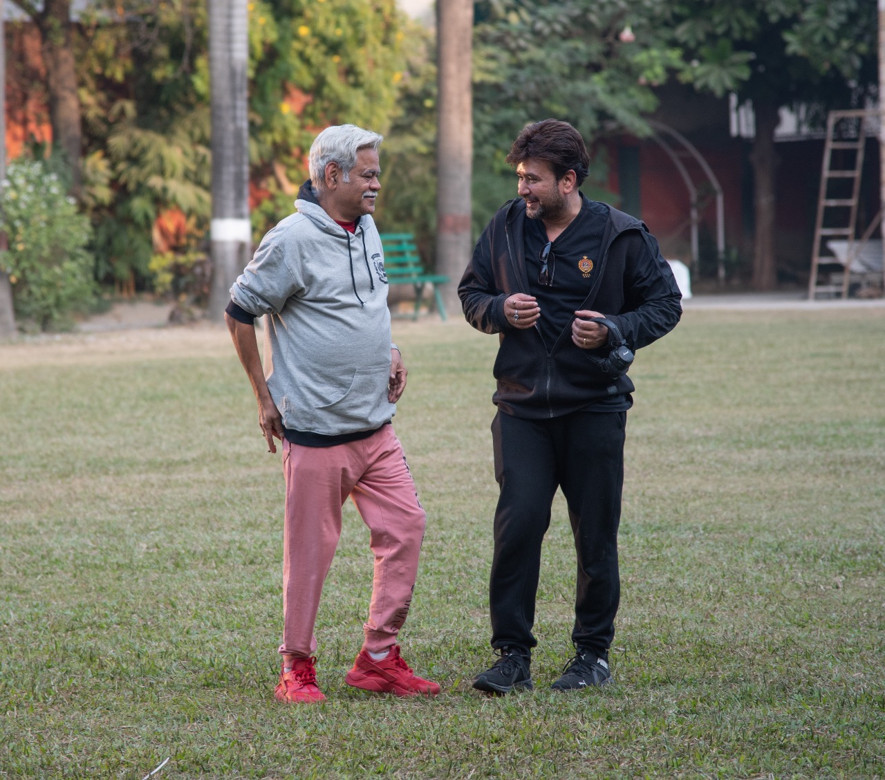 film shooting of actor sanjay mishra