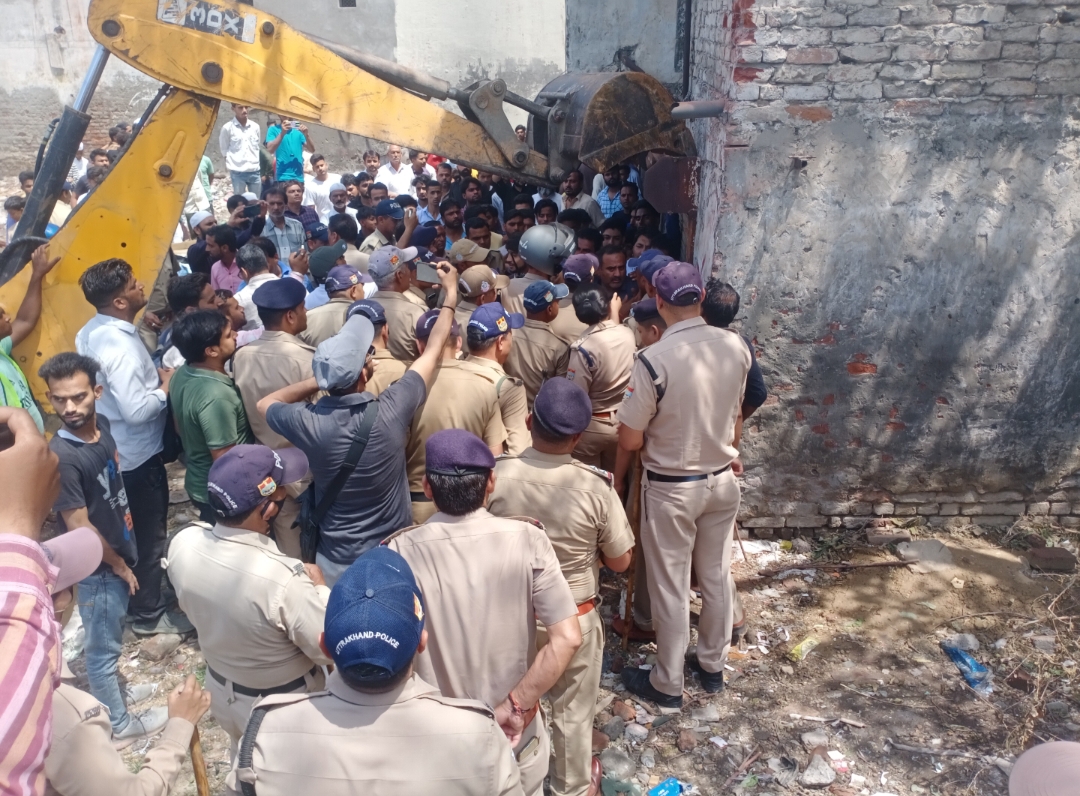 Encroachment removed in Roorkee