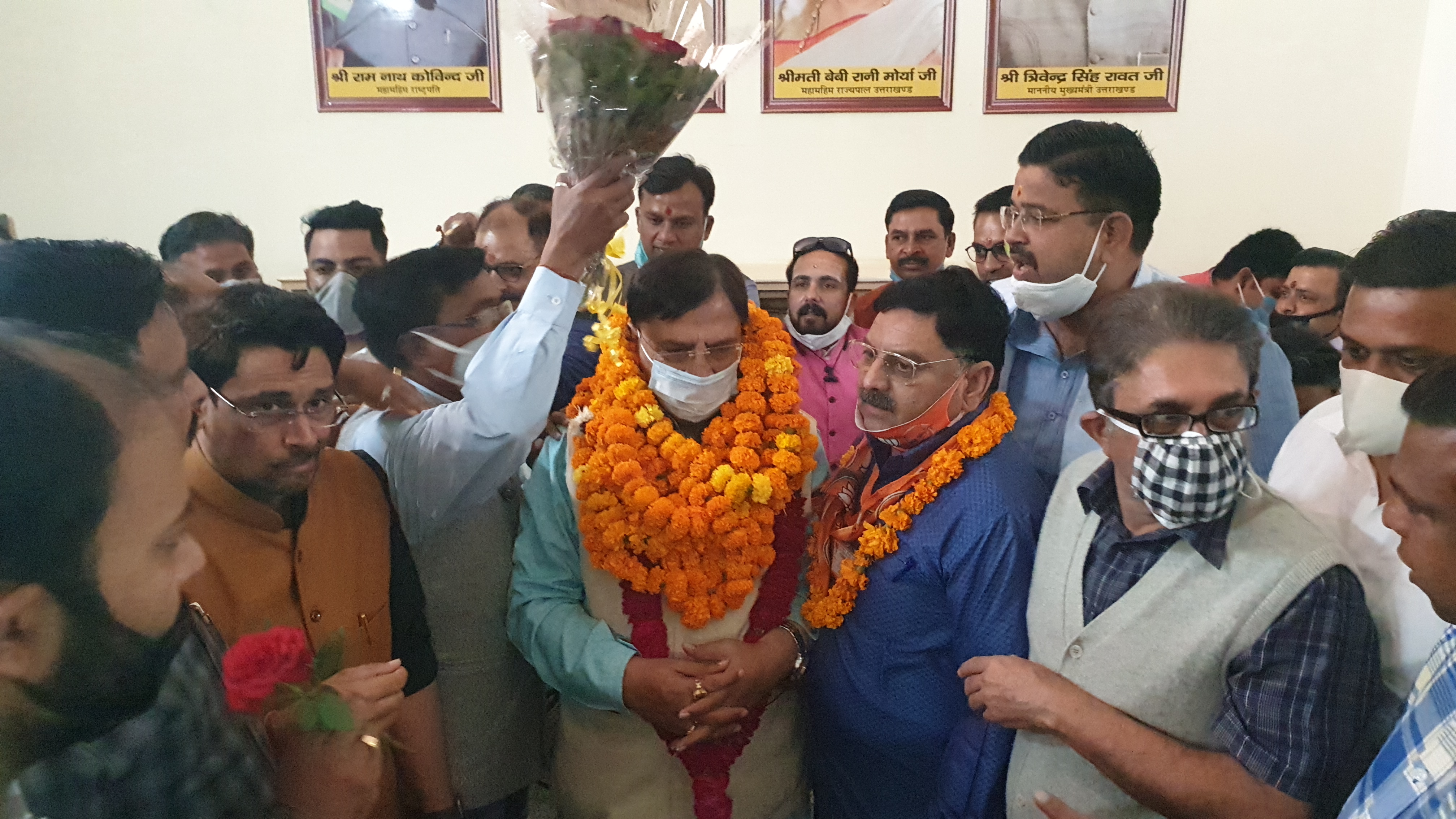 bjp-rajya-sabha-candidate-naresh-bansal-reached-haridwar