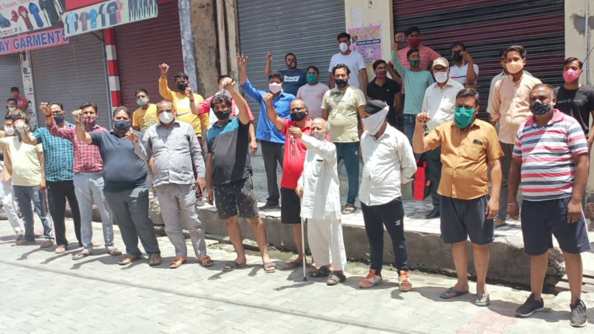 haridwar traders protest