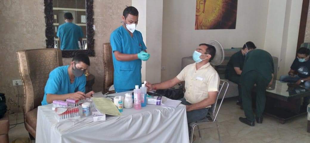 plasma donation camp