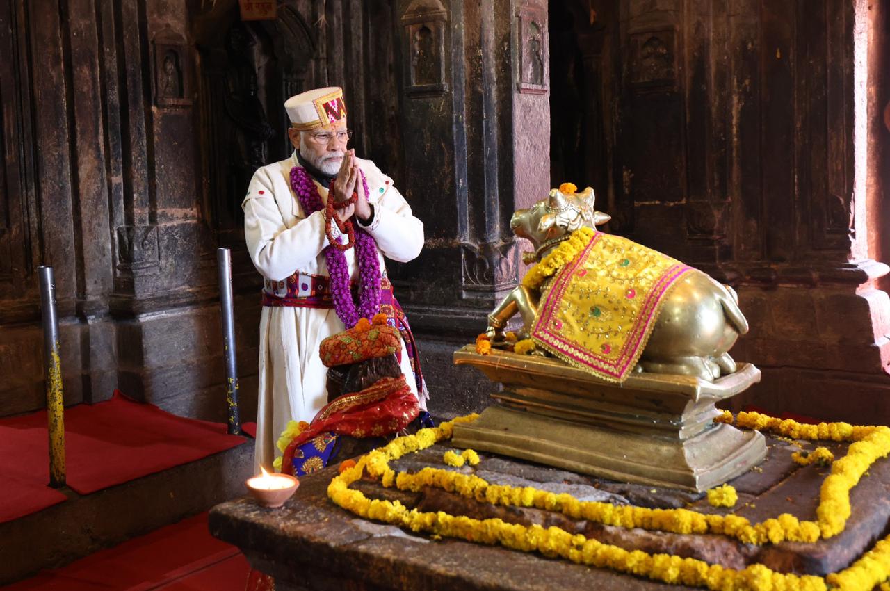 PM Modi performs puja at Kedarnath Temple