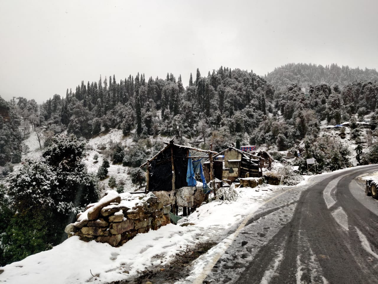 Rudraprayag snowfall news