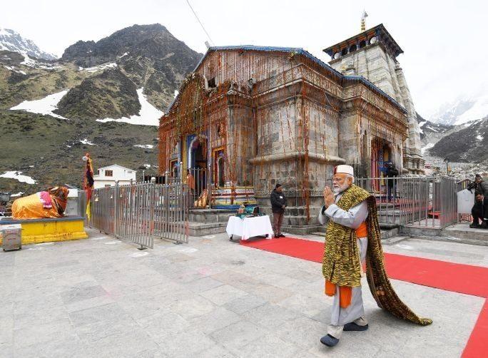 Modi in Kedarnath Dham