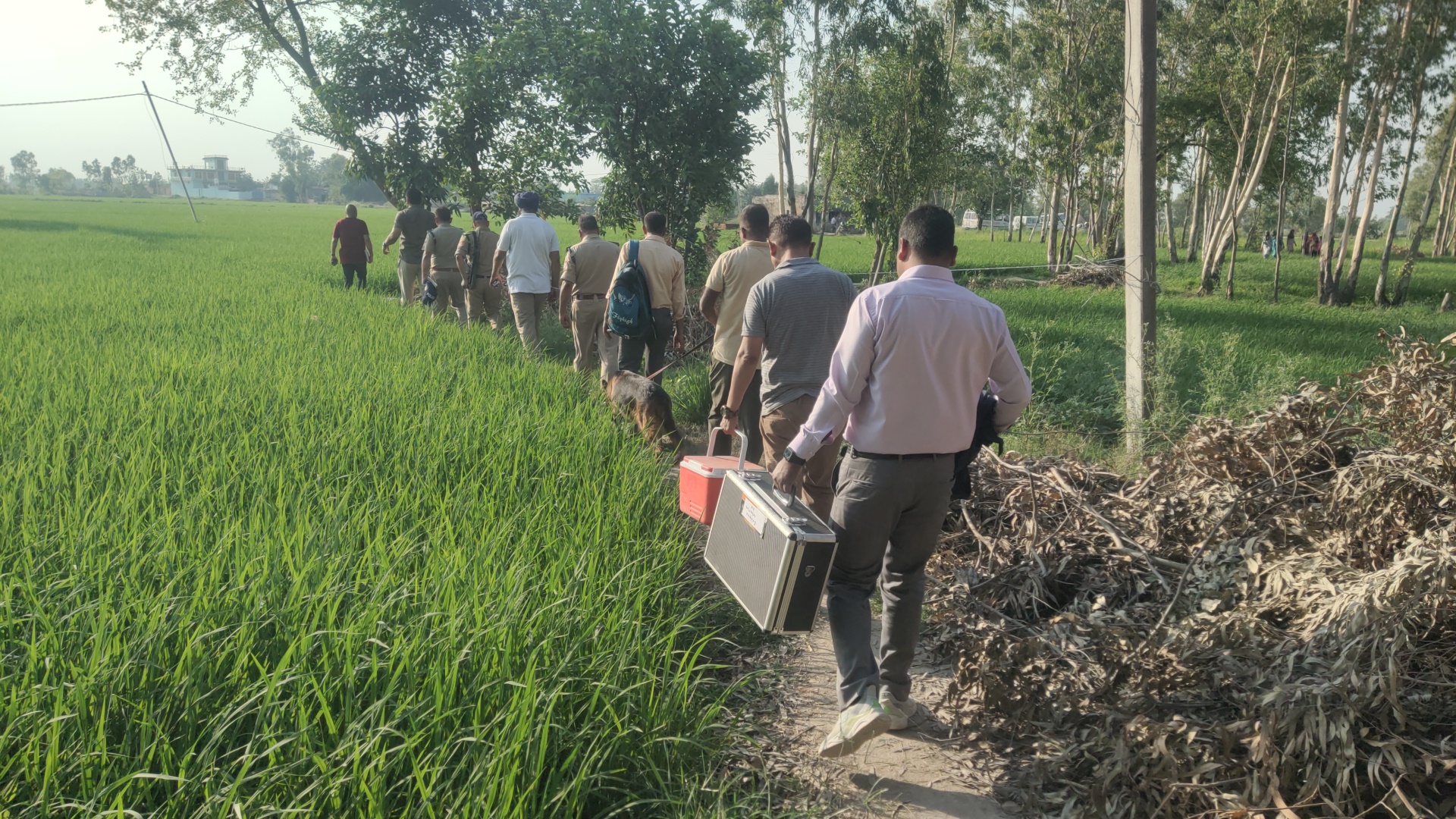 Baur river of Rampurakaji village in Udham Singh Nagar district