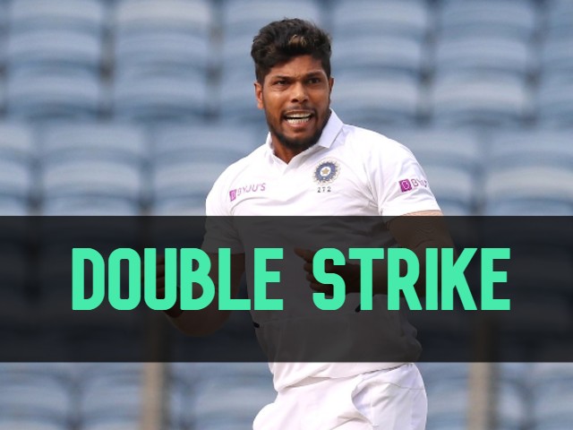 Umesh Yadav picked up wickets of Aiden Markram and Dean Elgar.