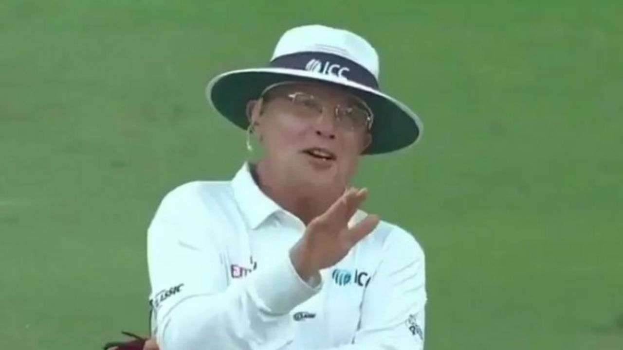 Umpire Ian Gould : last assignment