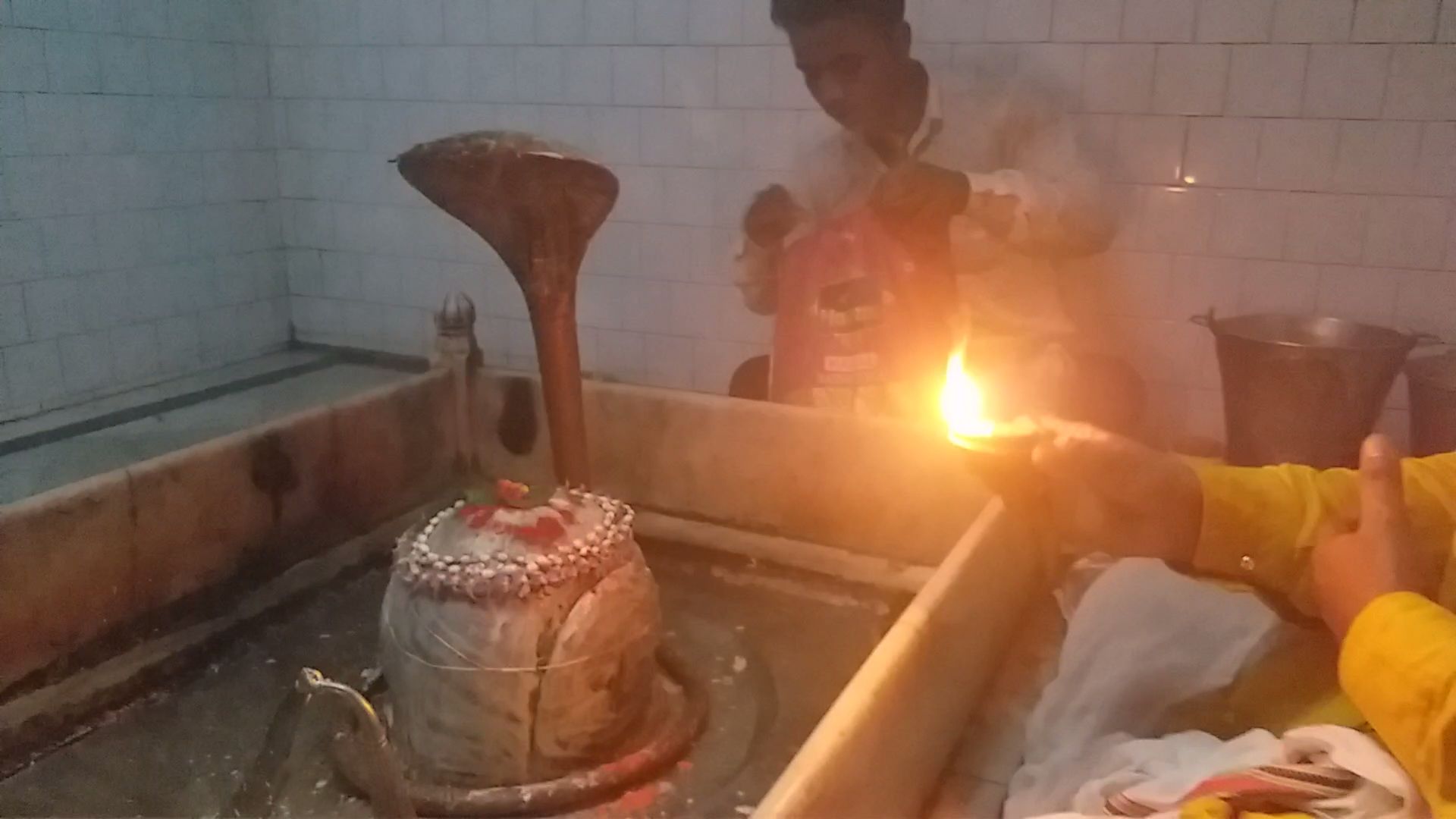 महादेव शिवलिंग में सपरिवार विराजमान